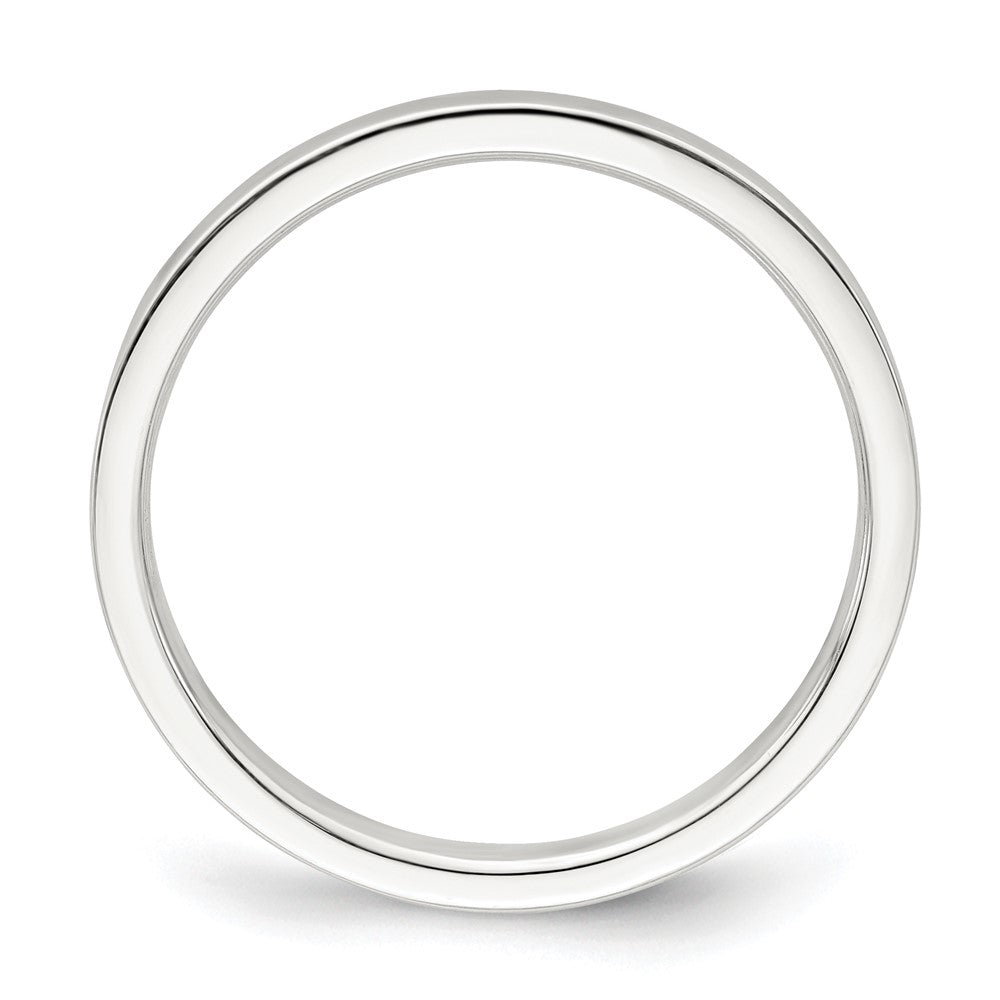 Sterling Silver 2mm Lightweight Flat Size 10.5 Band