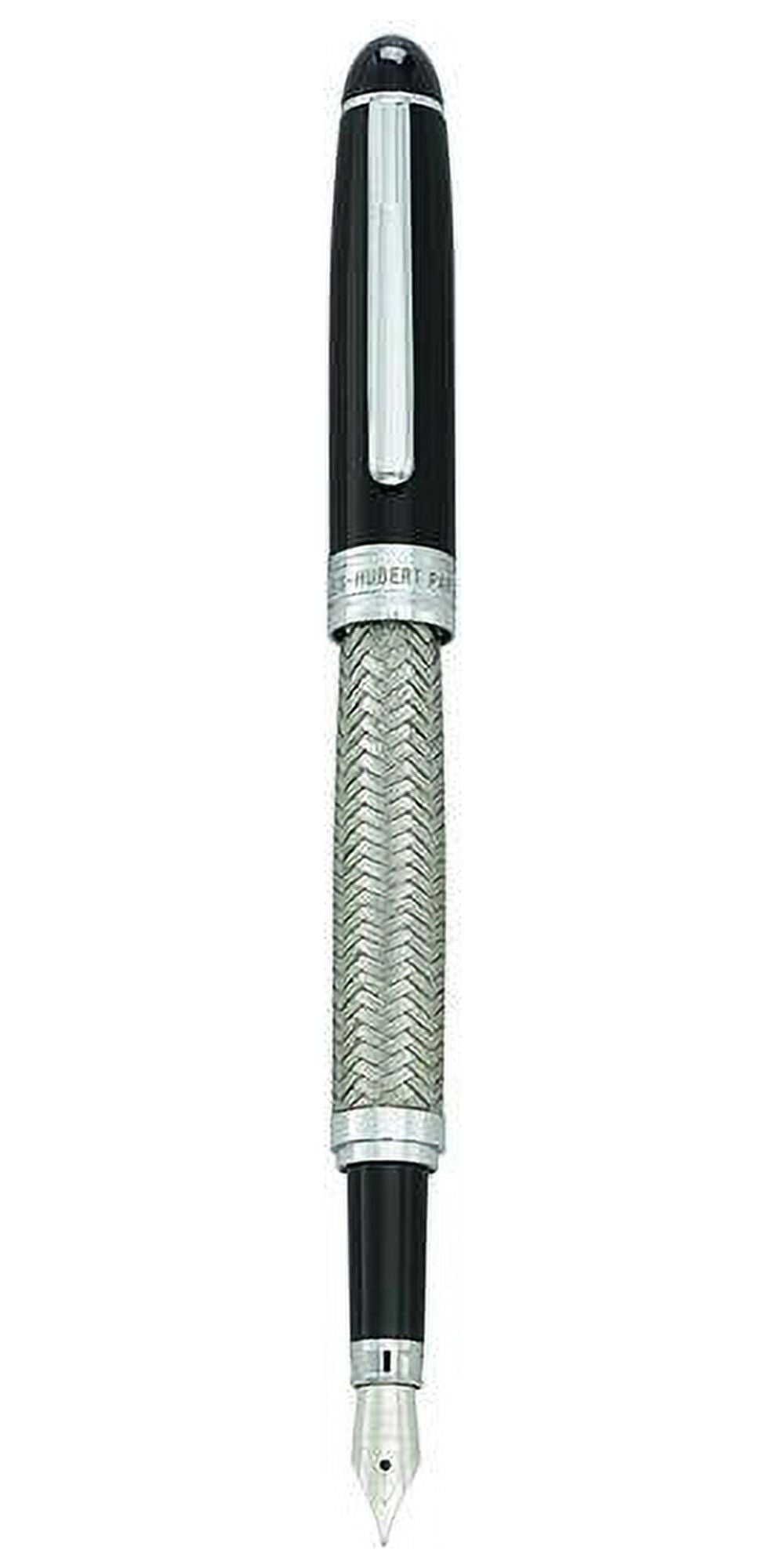 Charles Hubert Mesh with Black Cap Fountain Pen QGM9184