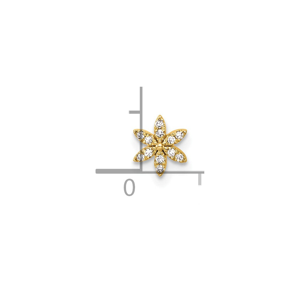 Stella & Dot 10ky Diamond Star Charm Element