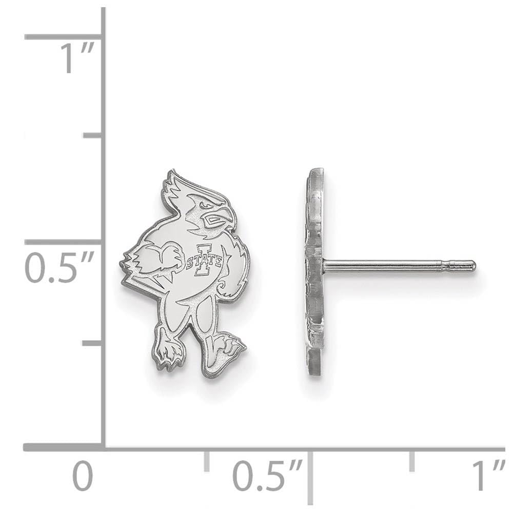 Sterling Silver Iowa State University Small Post Earrings