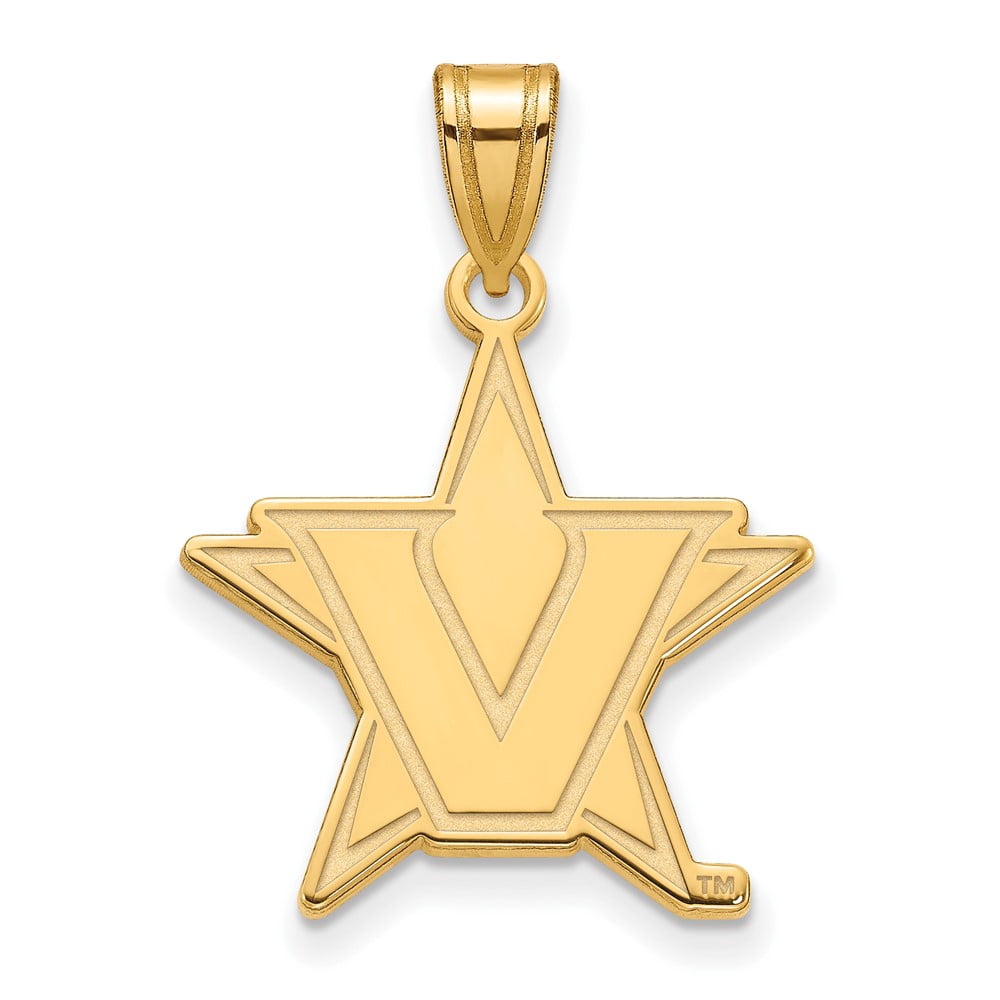 14ky LogoArt Vanderbilt University Large Pendant Q4Y006VAU