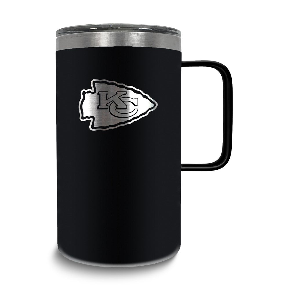 NFL Kansas City Chiefs Stainless Steel 18 oz. Hustle Mug with Lid