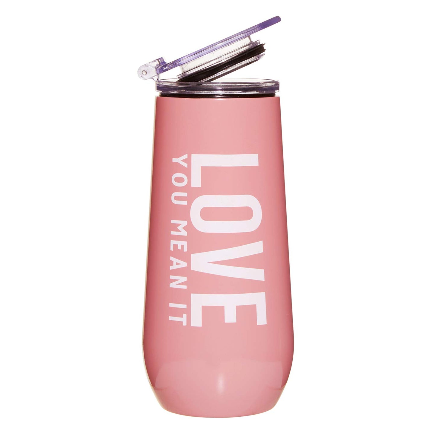 Santa Barbara Design Studio Wedding Champagne Tumbler, 12-Ounce, Love You Mean It