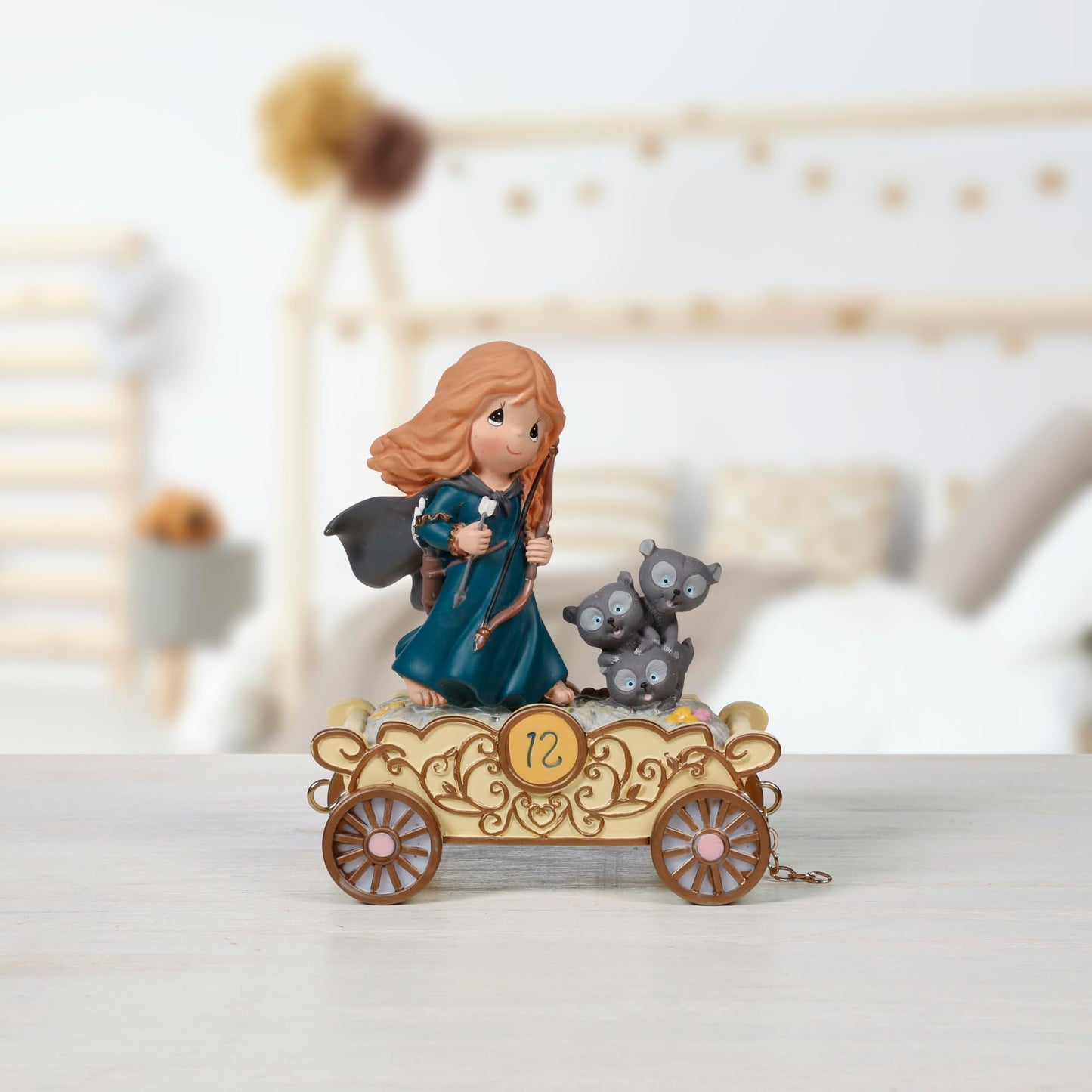 Disney Fulfill Your Dreams, Precious Moments Disney Birthday Princess Parade Figurine, Age 12, Count 1