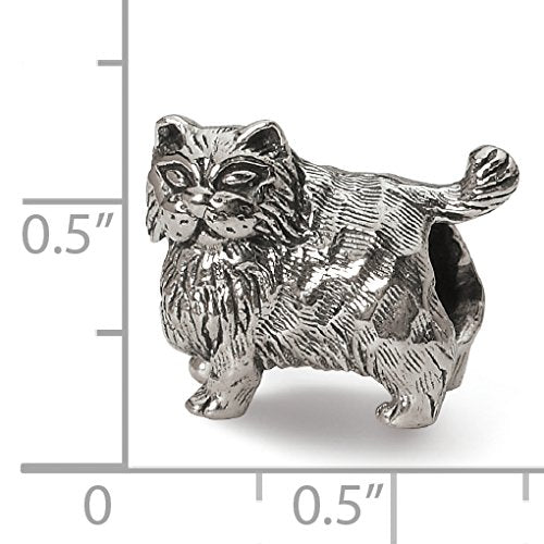 Sterling Silver Reflections Persian Cat Bead