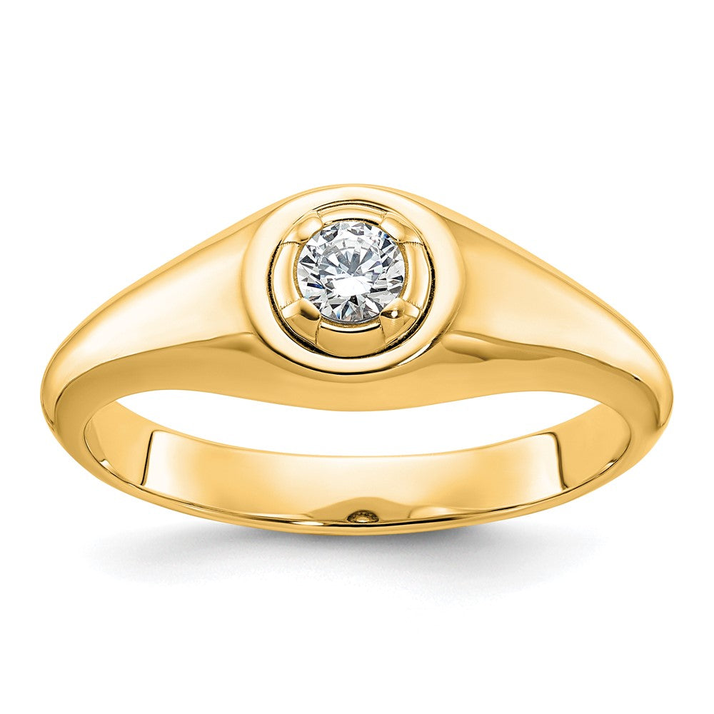 SS & RP IBGoodman Brown CZ complete Ring