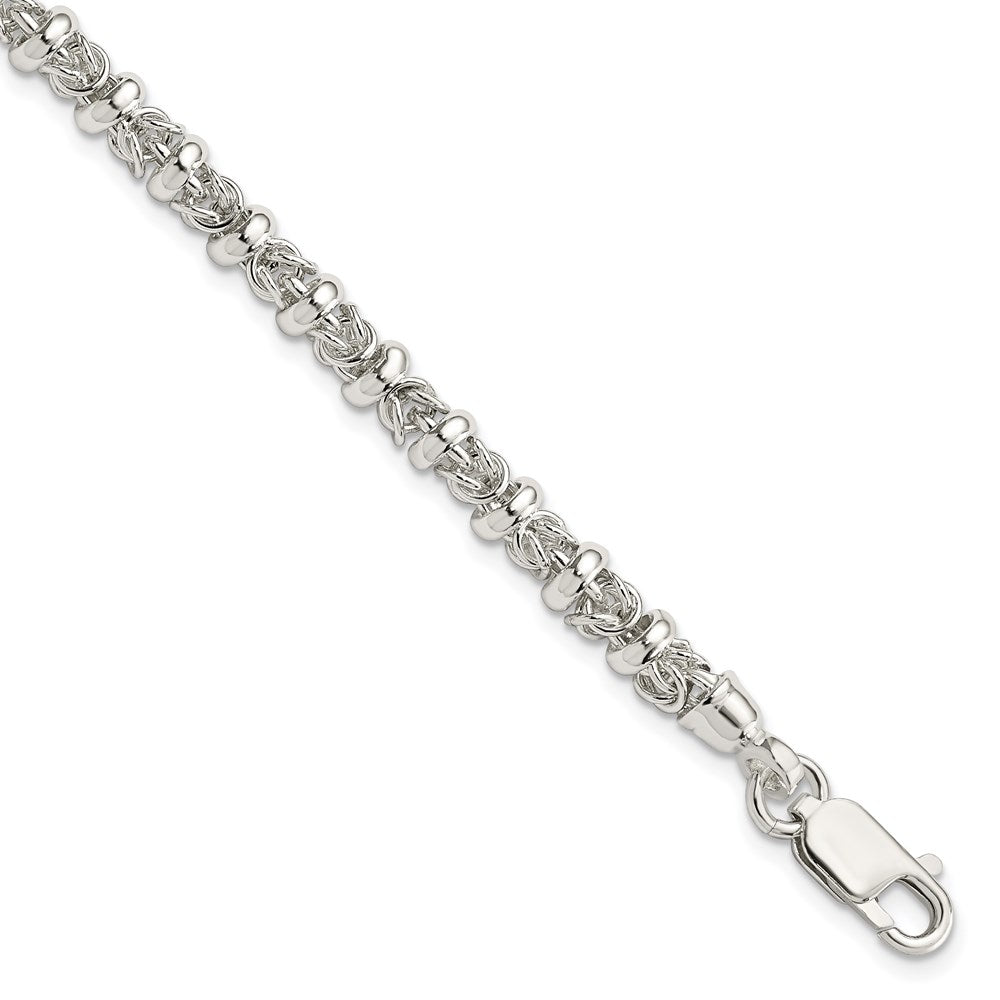 Sterling Silver Polished Bracelet 7.5 inches