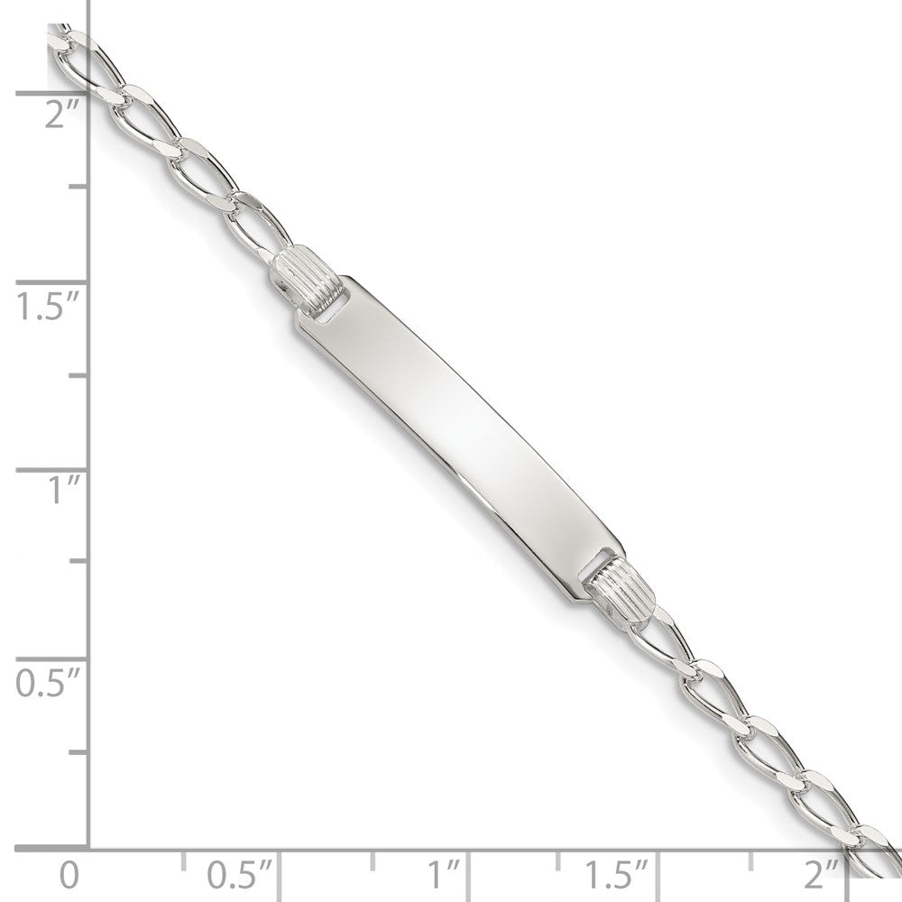 Sterling Silver Children's ID Bracelet 6 inches