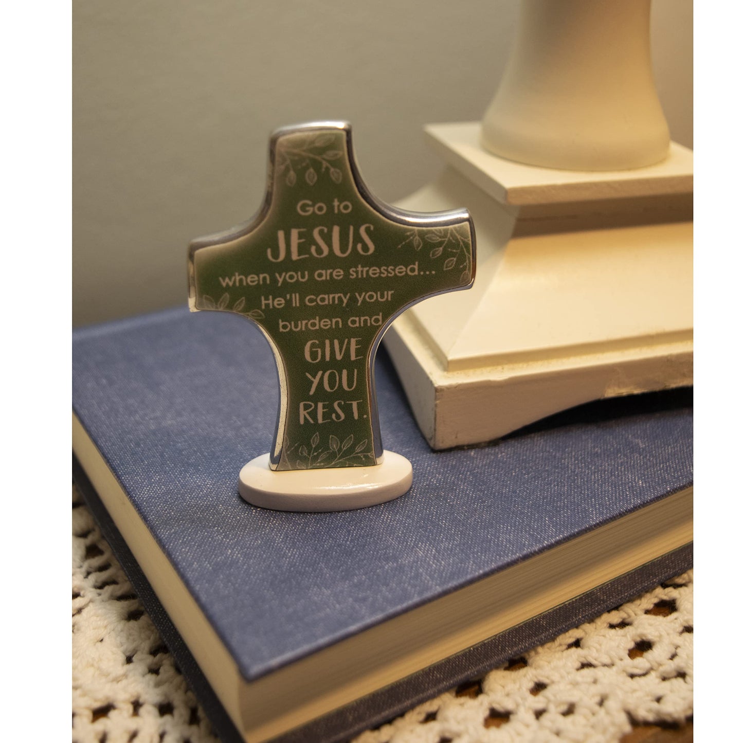CA Gift  Jesus Gives You Standing Bedtime Cross