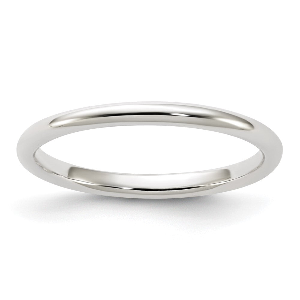 Sterling Silver 2mm Half Round Size 13 Band