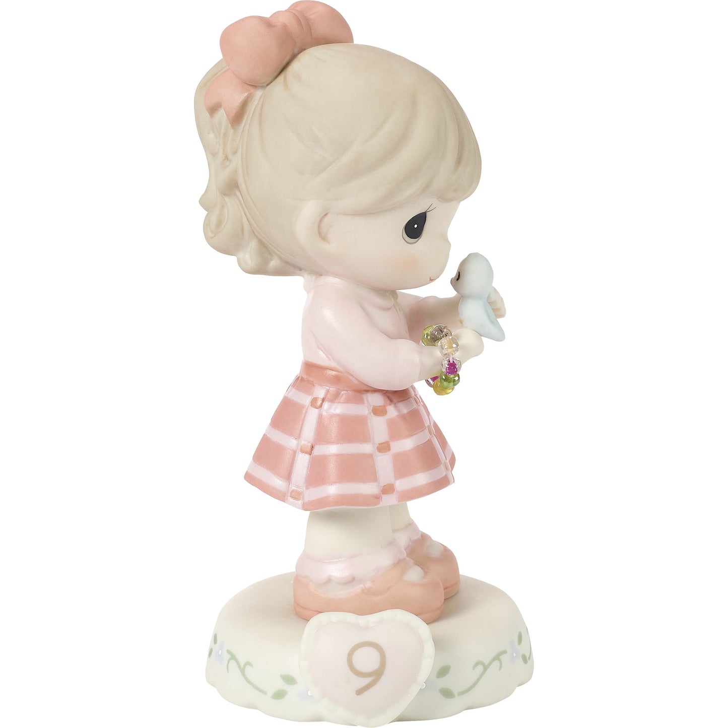 Precious Moments Growing In Grace Age 9 Brunette Girl Figurine, Count 1