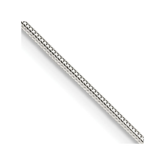 Sterling Silver 1.2mm Round Snake Chain 18 Inches