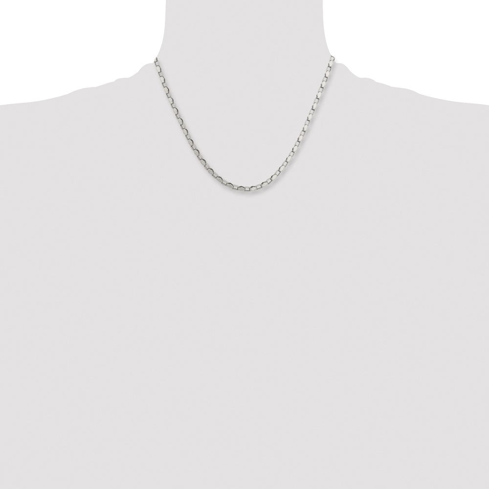 Stainless Steel Polished Fancy Link 18in Chain