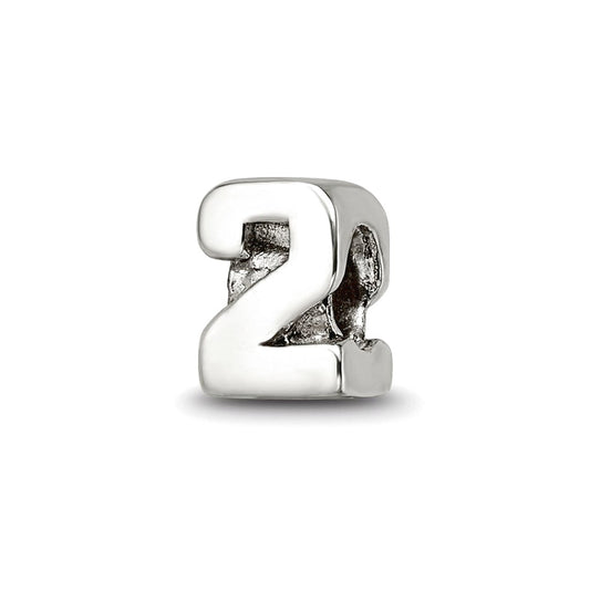 Reflection Beads Sterling Silver Reflections Kids Number 2 Bead