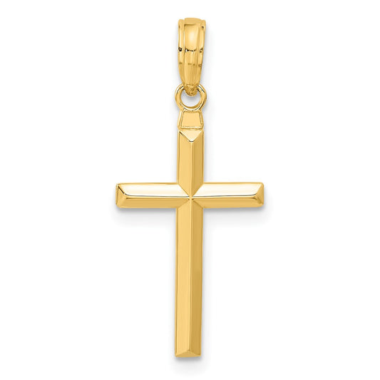 14k Reversible Latin Cross Pendant