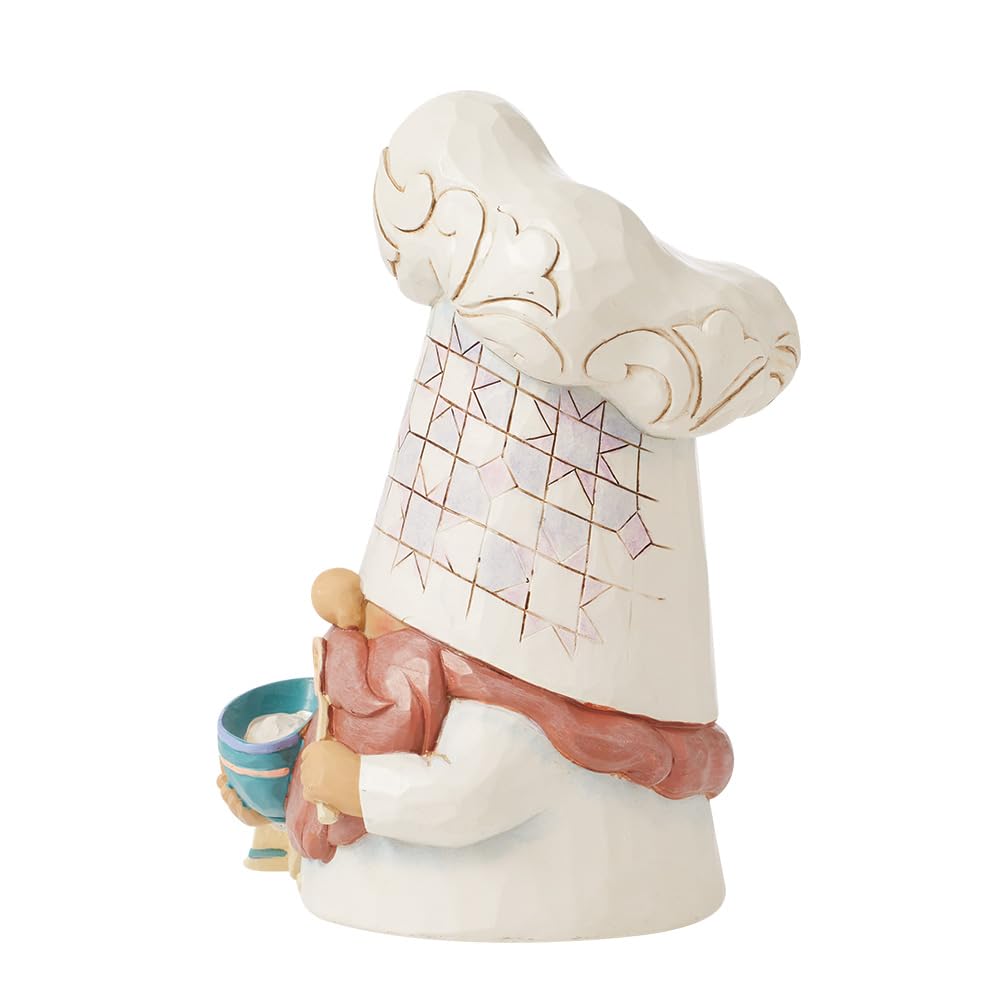 Enesco Jim Shore JS HWC Fig Chef Gnome, Figurine, 6in H