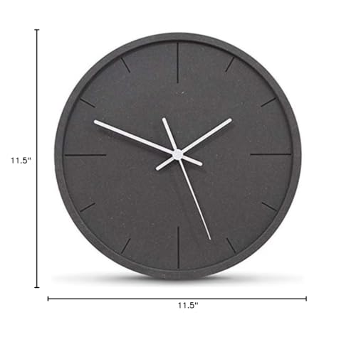 Modern Minimalist Concrete Collection Silent Wall Clock