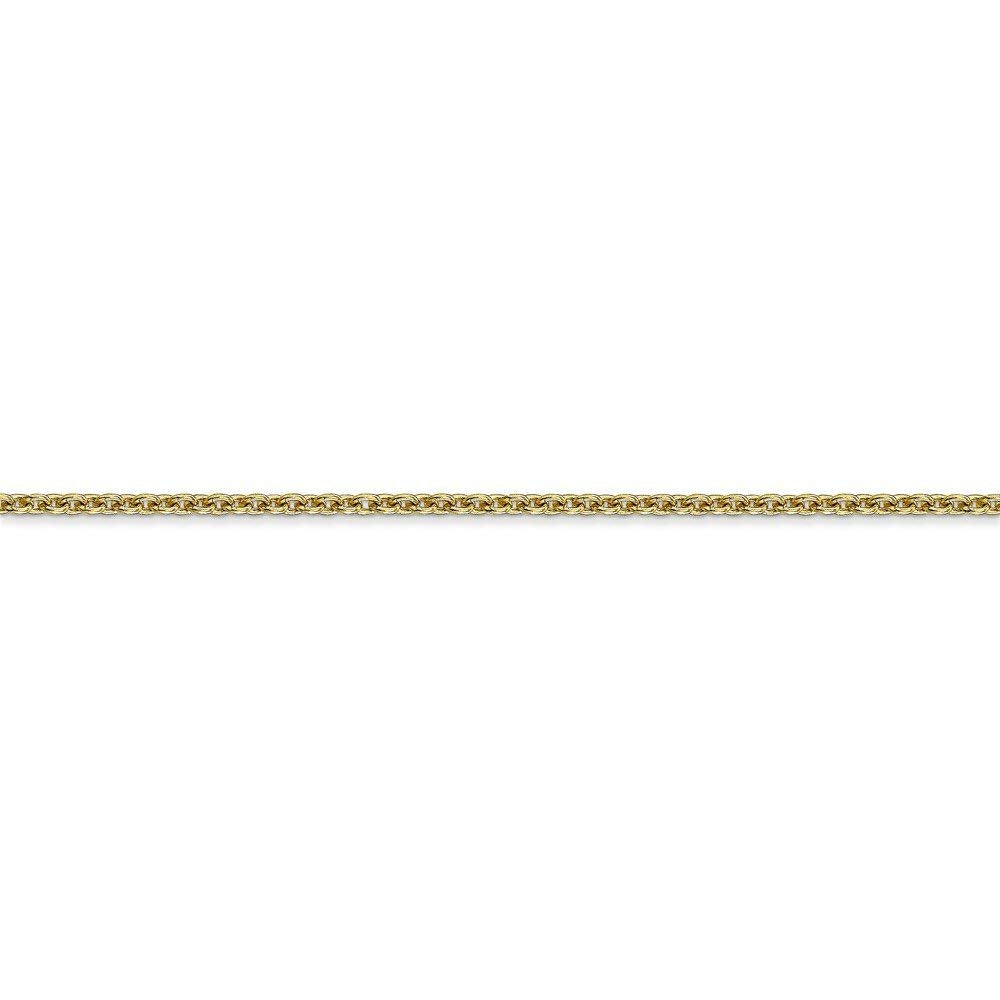 10k 1.8mm Forzantine Cable Chain Anklet