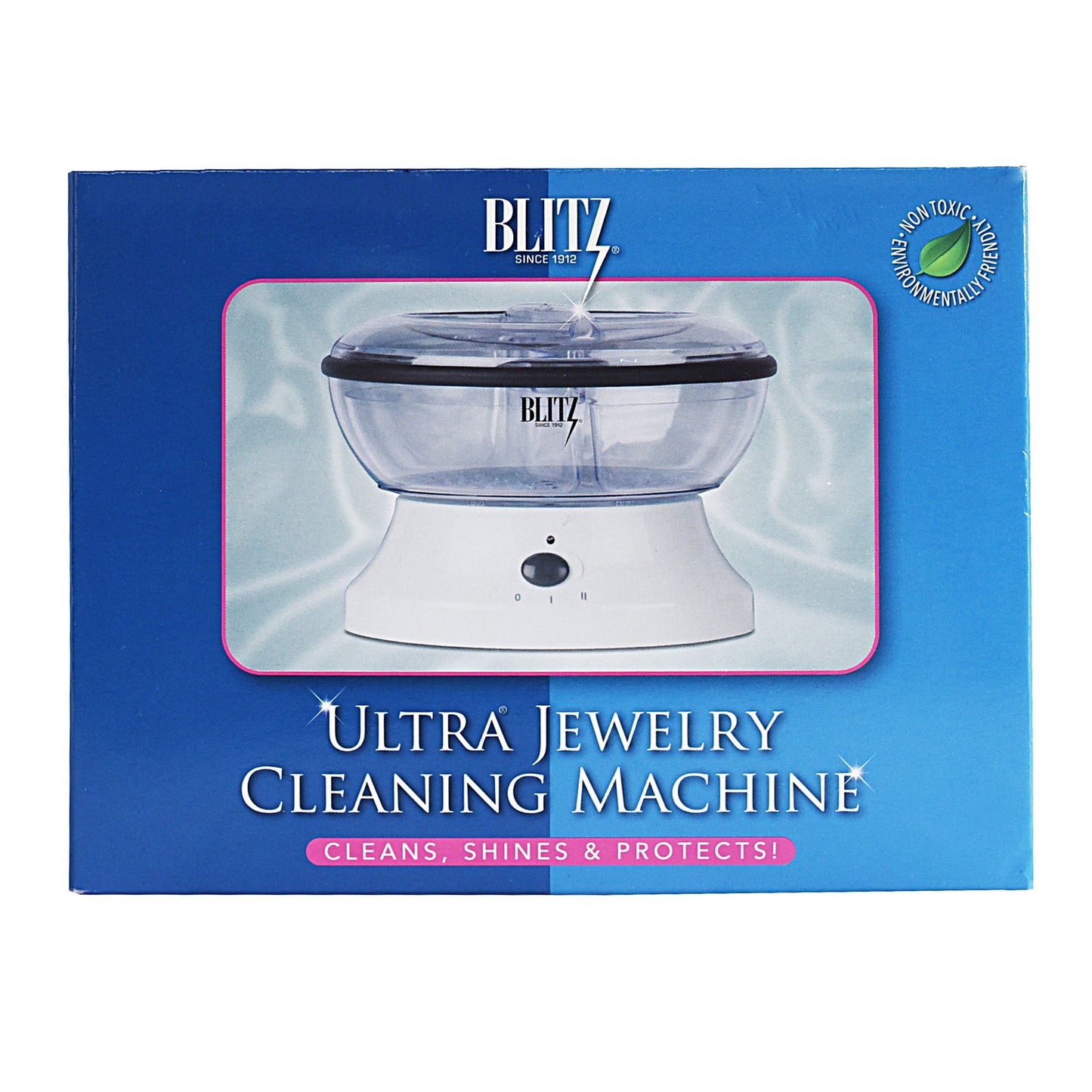 Ultra battery operated jewelry cleaning machine