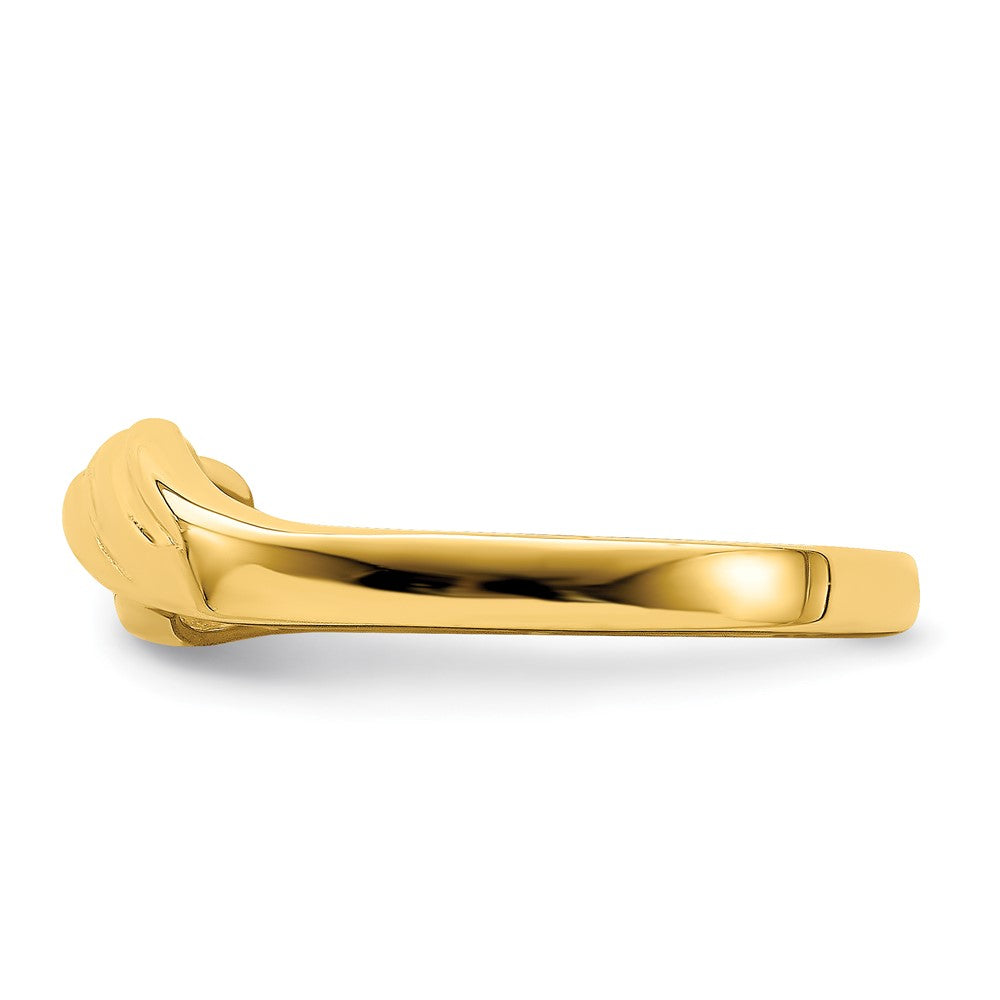 14K Freeform Ring Size 6