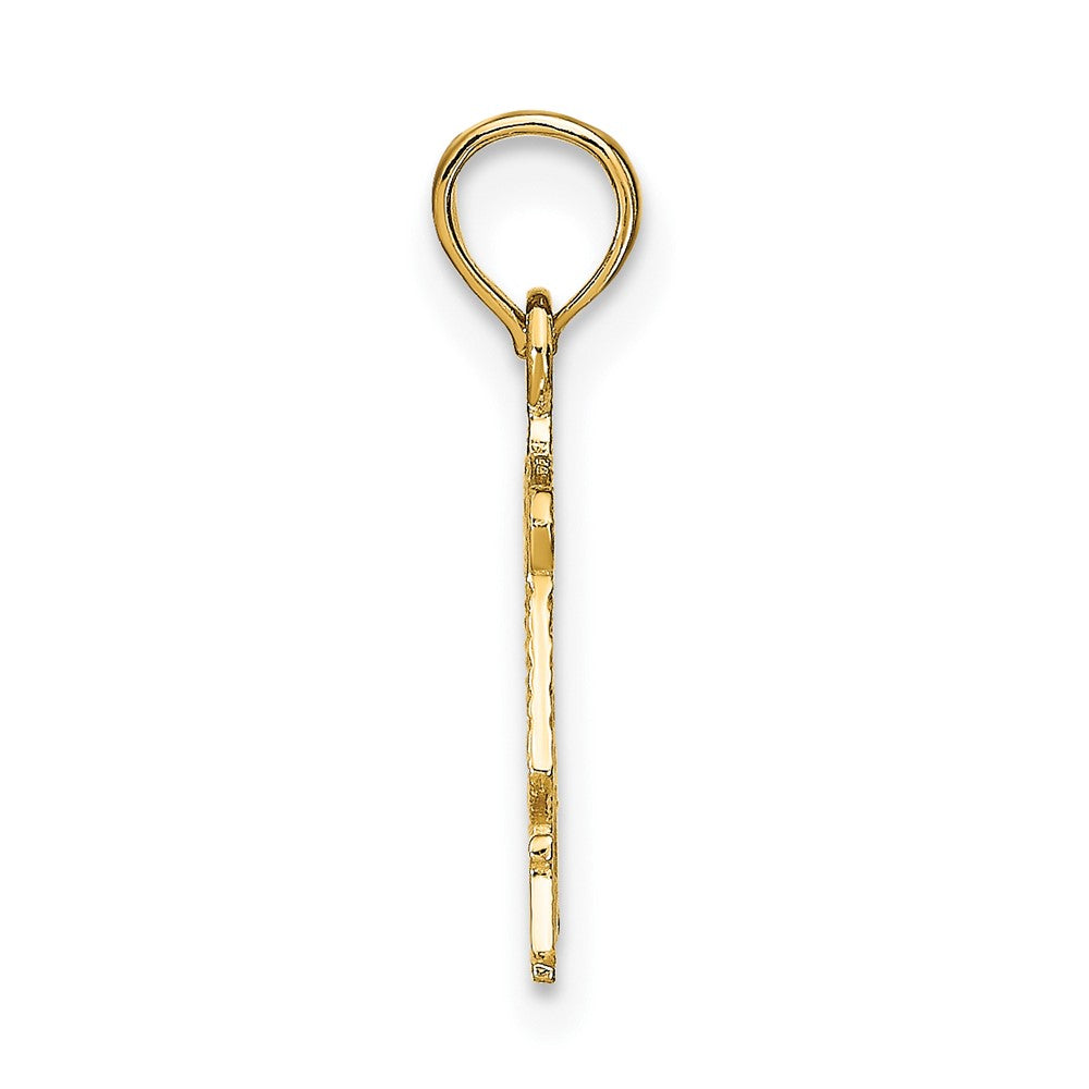 10K LIBRA Zodiac Charm