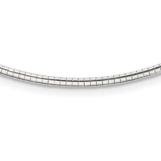 Sterling Silver 2mm w/2 in Ext Cubetto Chain 16 Inches