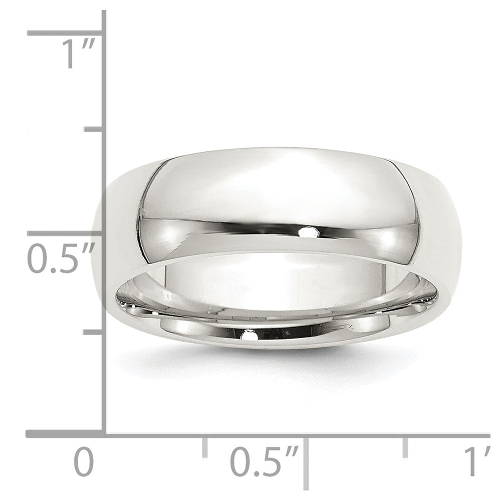 Sterling Silver 7mm Comfort Fit Size 13.5 Band