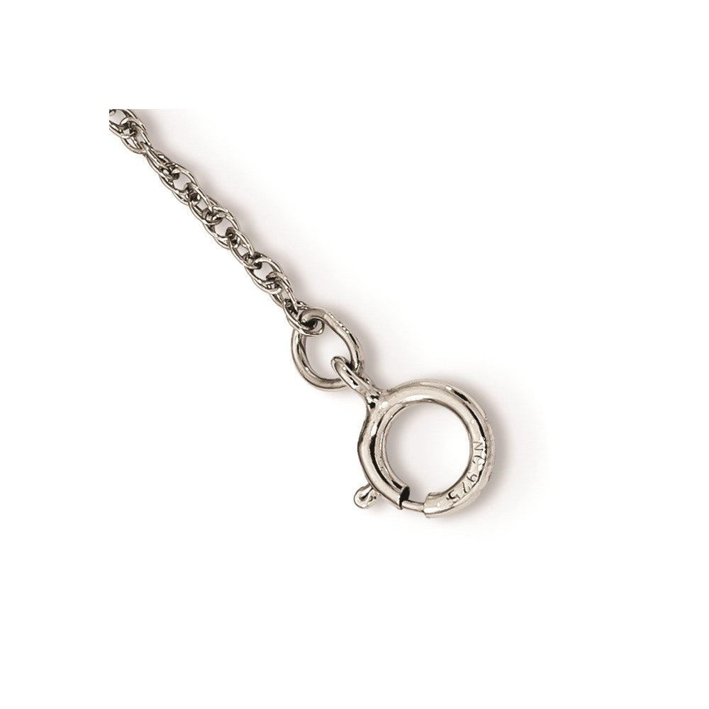 Landstrom's Mt. Rushmore Black Hills Sterling Silver 12K Gold Accents Horse Within Heart 18 inch Spring Ring Clasp Necklace 18 Inches