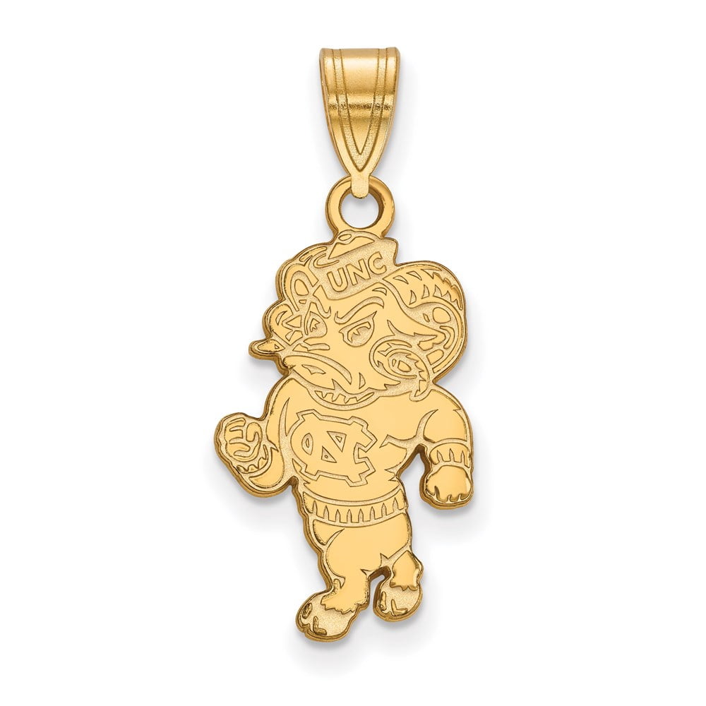 14k Gold LogoArt University of North Carolina Ram Large Pendant Q4Y056UNC
