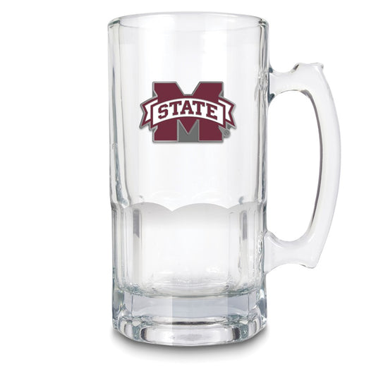 NCAA Mississippi State University Glass 32 ounce Macho Mug