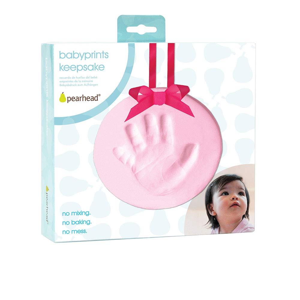 Pink Babyprints Keepsake Pink (year round) Ornament with Clay Tools and Instructions QGM15717