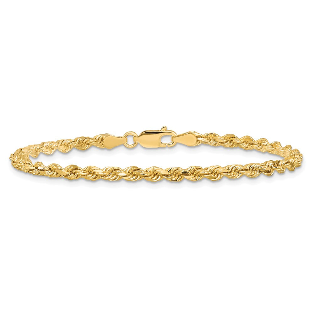10k 3.25mm Diamond-cut Rope Chain