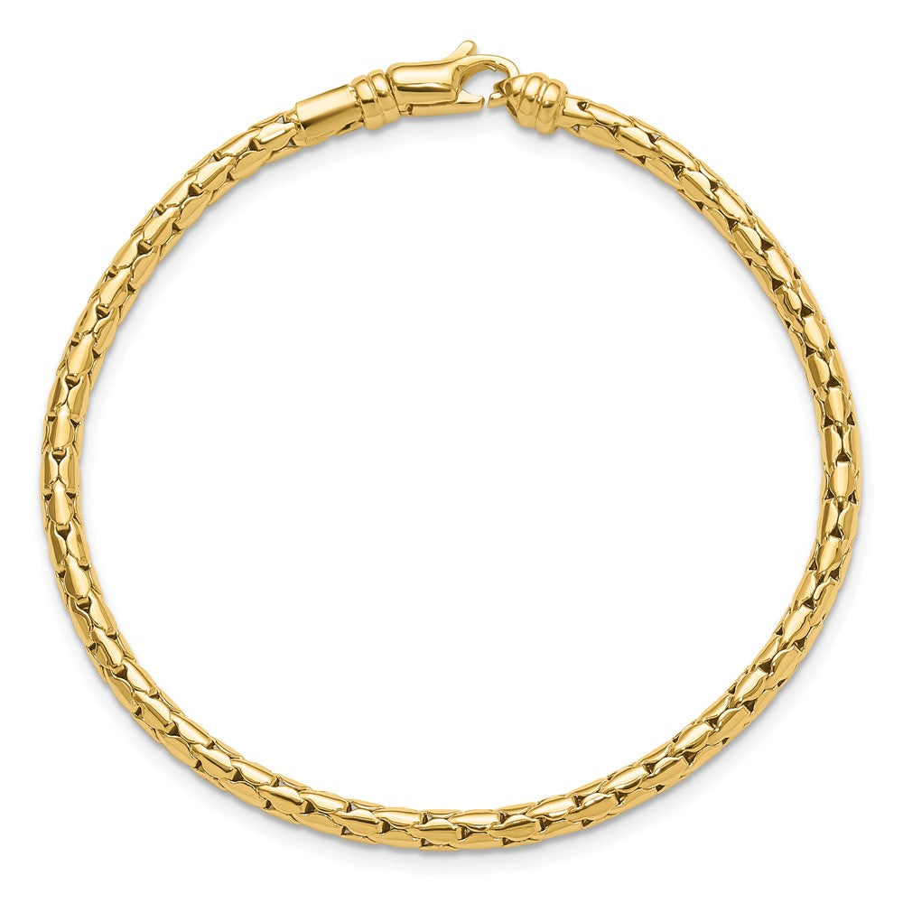 14K Polished Fancy Bracelet 7.5  inches