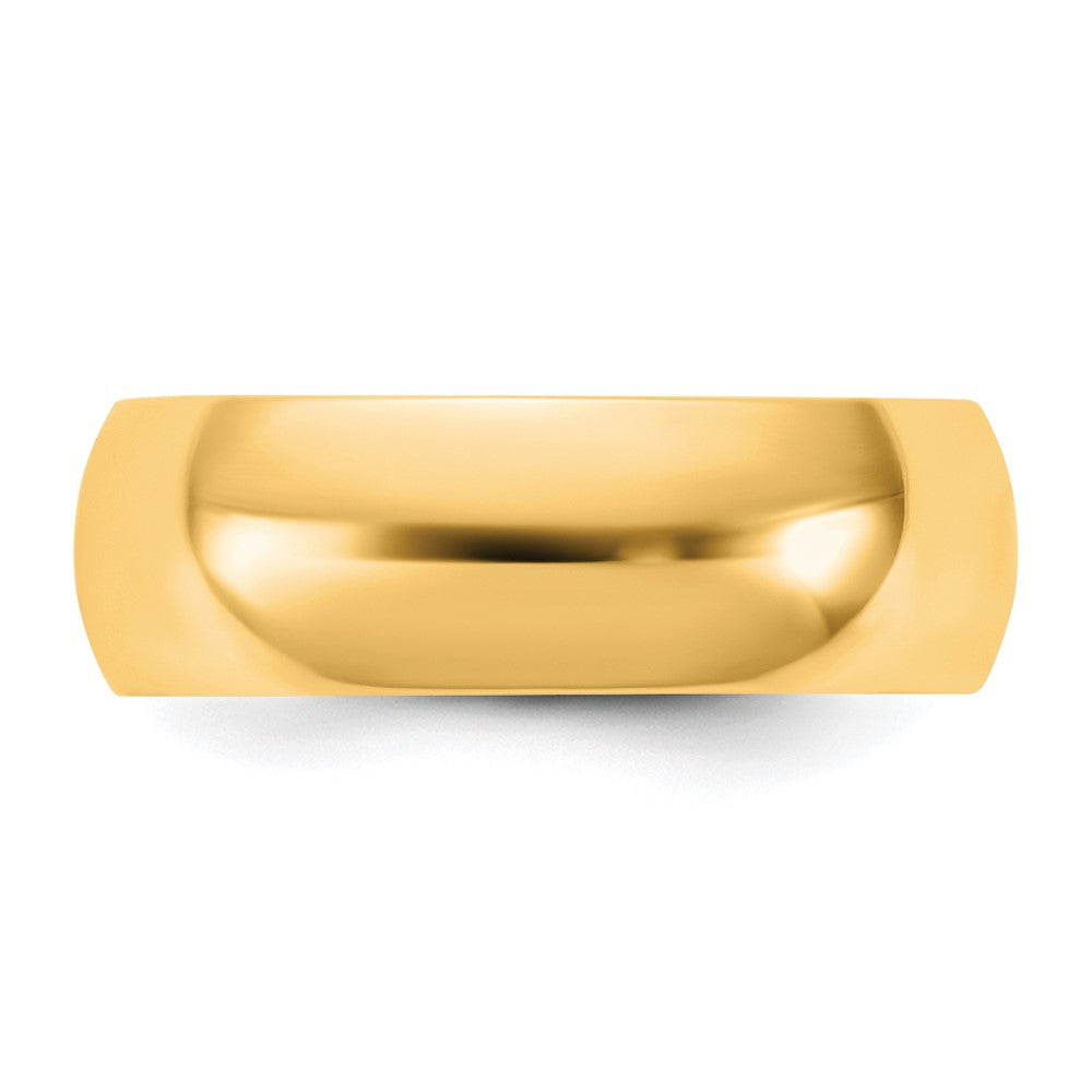 14KY 6.5mm Half Round Band Size 12