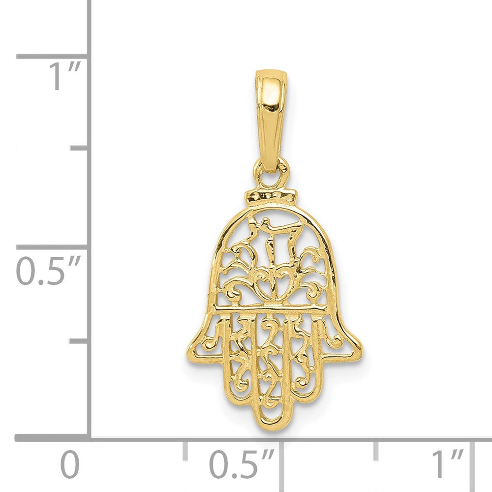 10k Chamseh Pendant Yellow Gold