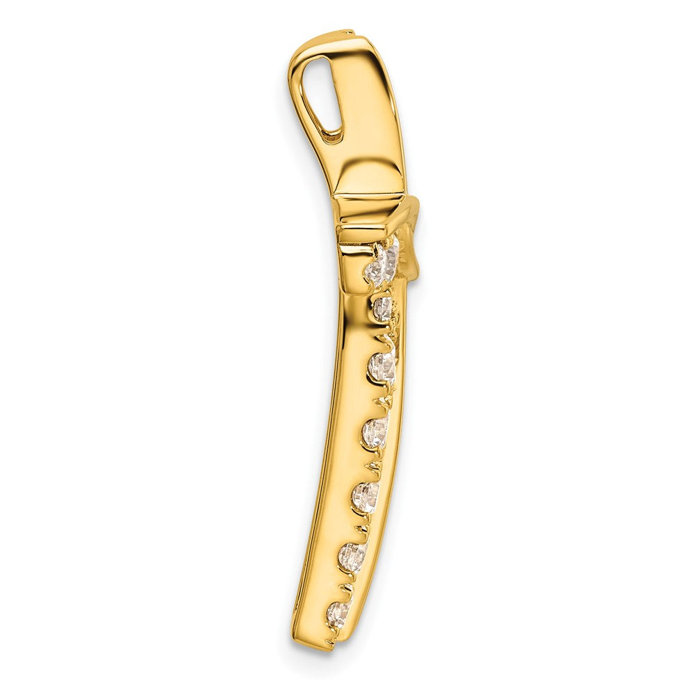 14k 1 carat Lab Grown Diamond VS/SI+ G+ Chain Slide Pendant