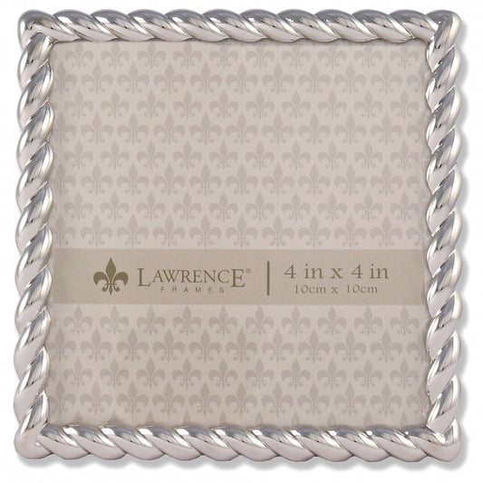 Silverplate ROPE BORDER 4x4 frame - 4x4