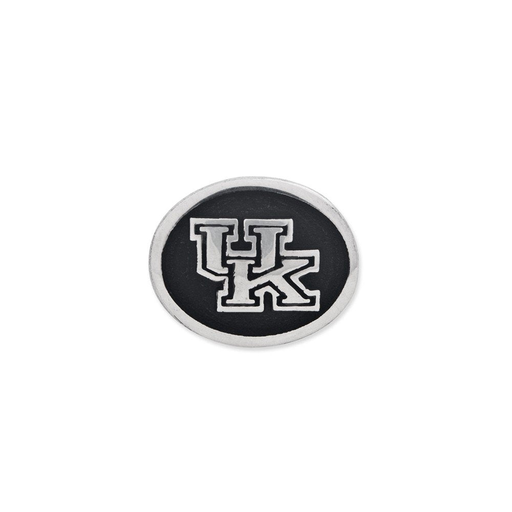 Sterling Silver Antiqued University of Kentucky Collegiate Bead