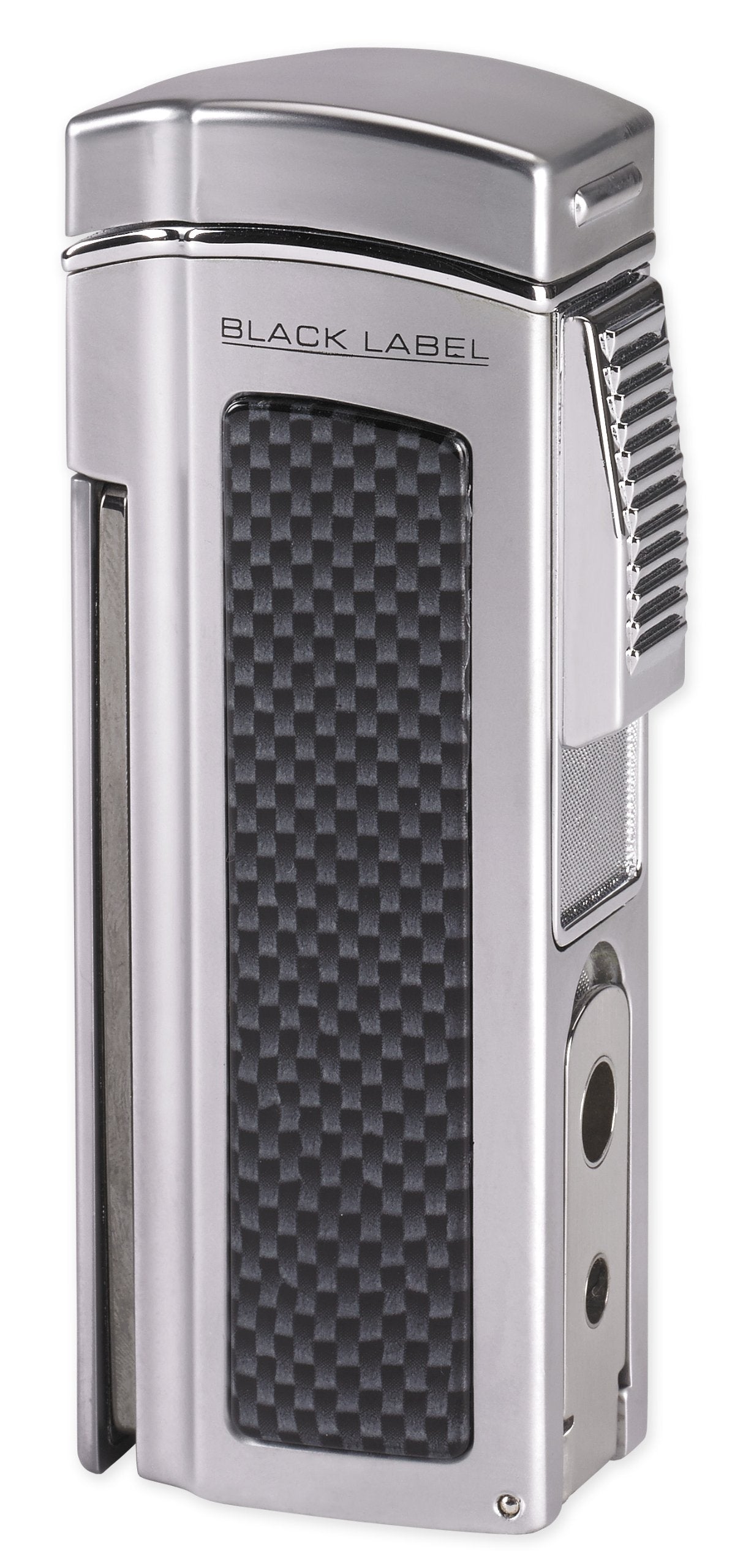 Black Label Dominator Quad Torch Table Lighter - Black Matte