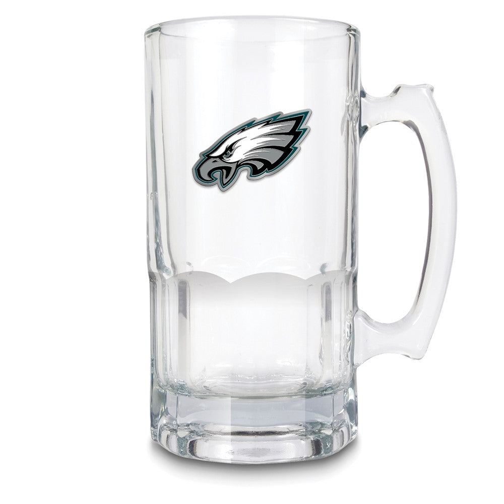 NFL Philadelphia Eagles Glass 32 ounce Macho Mug with Emblem