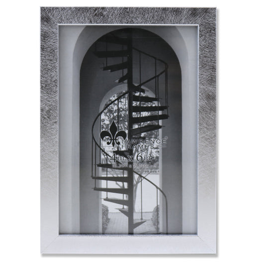 4x6 Burnished Silver Picture Frame - Chloe Collection