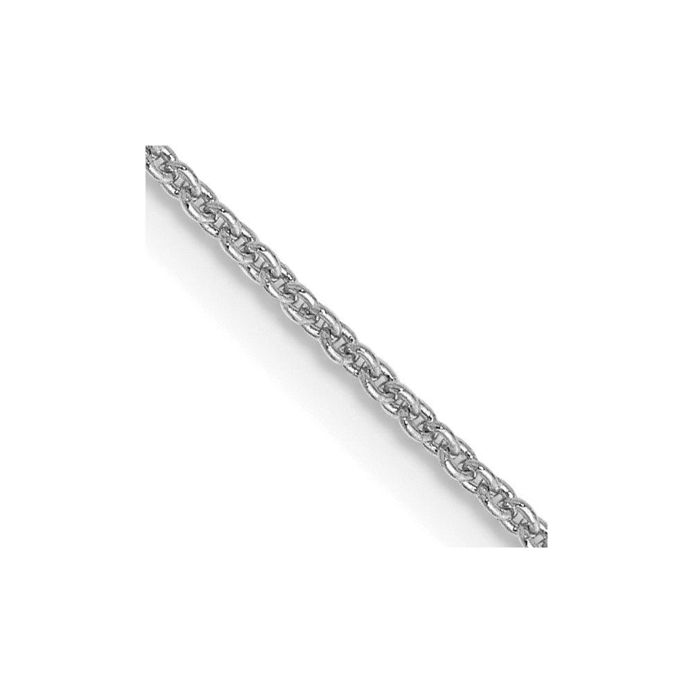 14K White Gold 18 inch .9mm Cable with Lobster Clasp Chain
