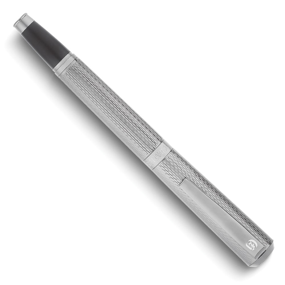Charles Hubert Gunmetal Textured Art Deco Roller Ball Pen QGM18980