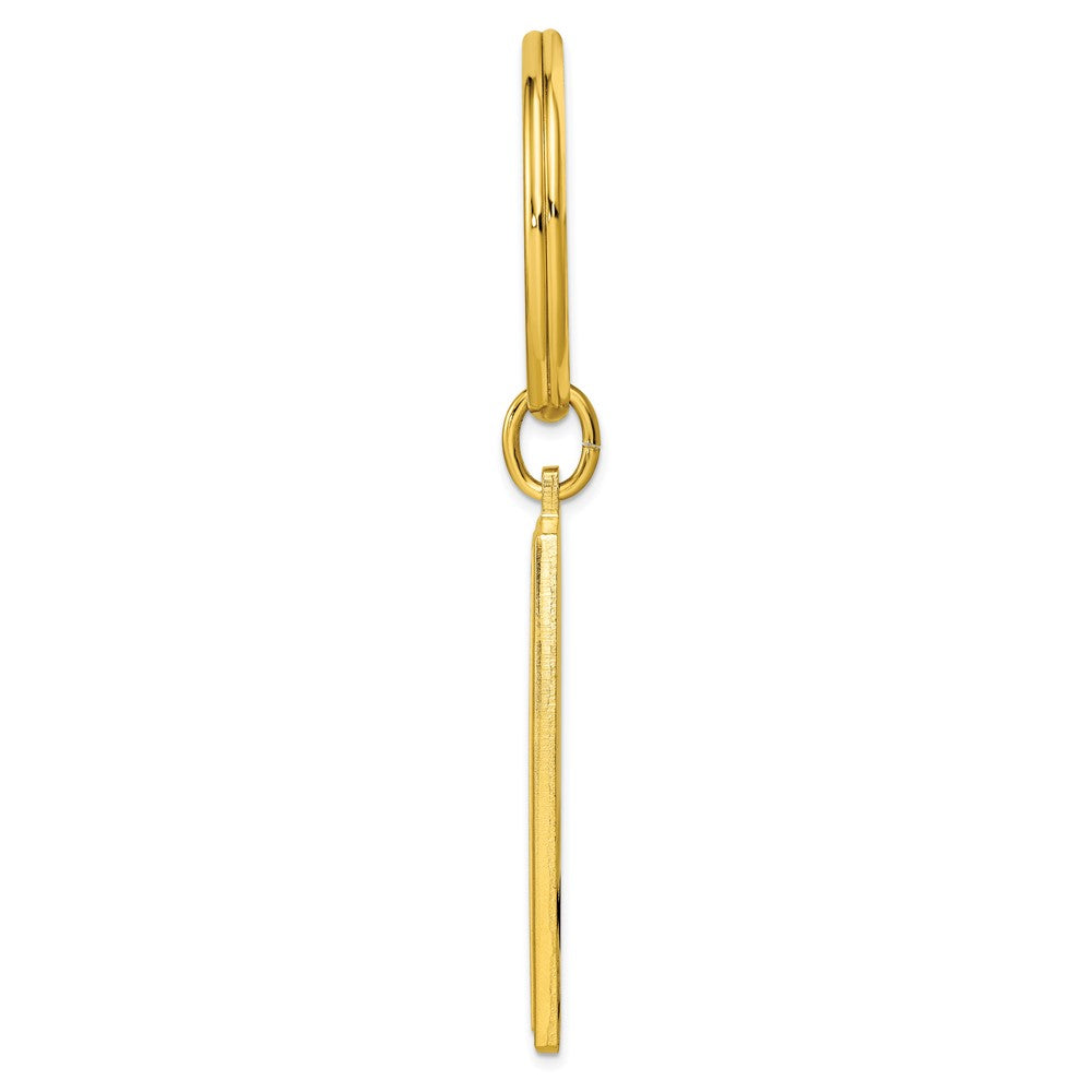 Gold-plated Kelly Waters Fish in Net Key Ring