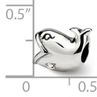Sterling Silver Reflections Kids Whale Bead