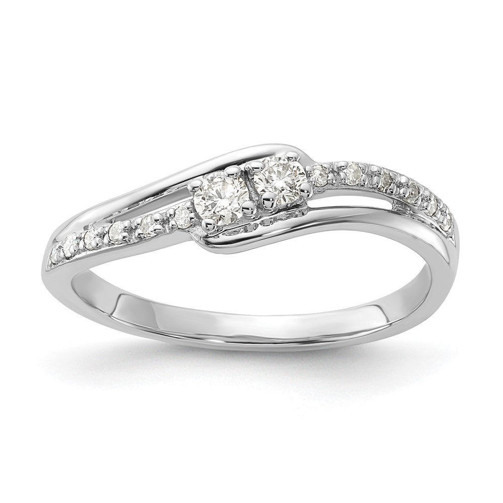 SS Curve Diamond Ring 2 - .07 RD, 12 - 200' RD DIAS - Dia:F60 Mel:S43