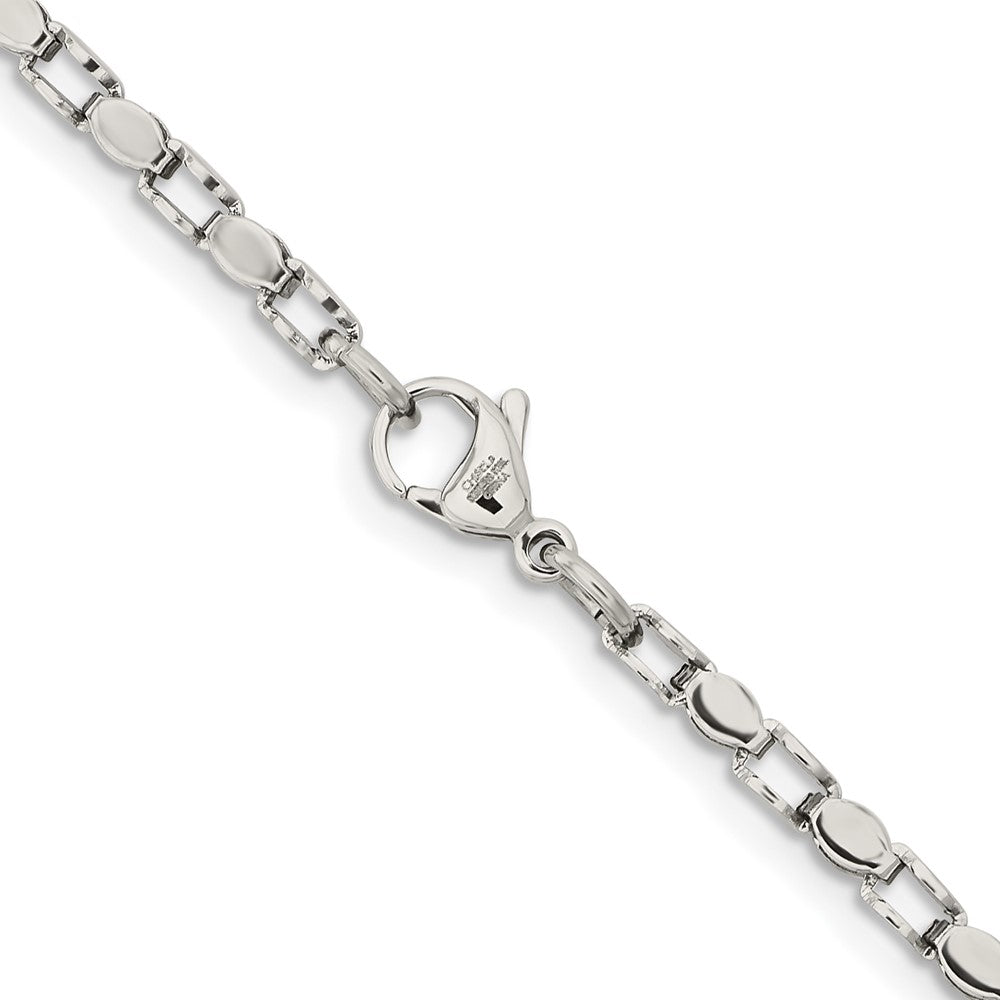 Stainless Steel Polished Fancy Link 20in Chain