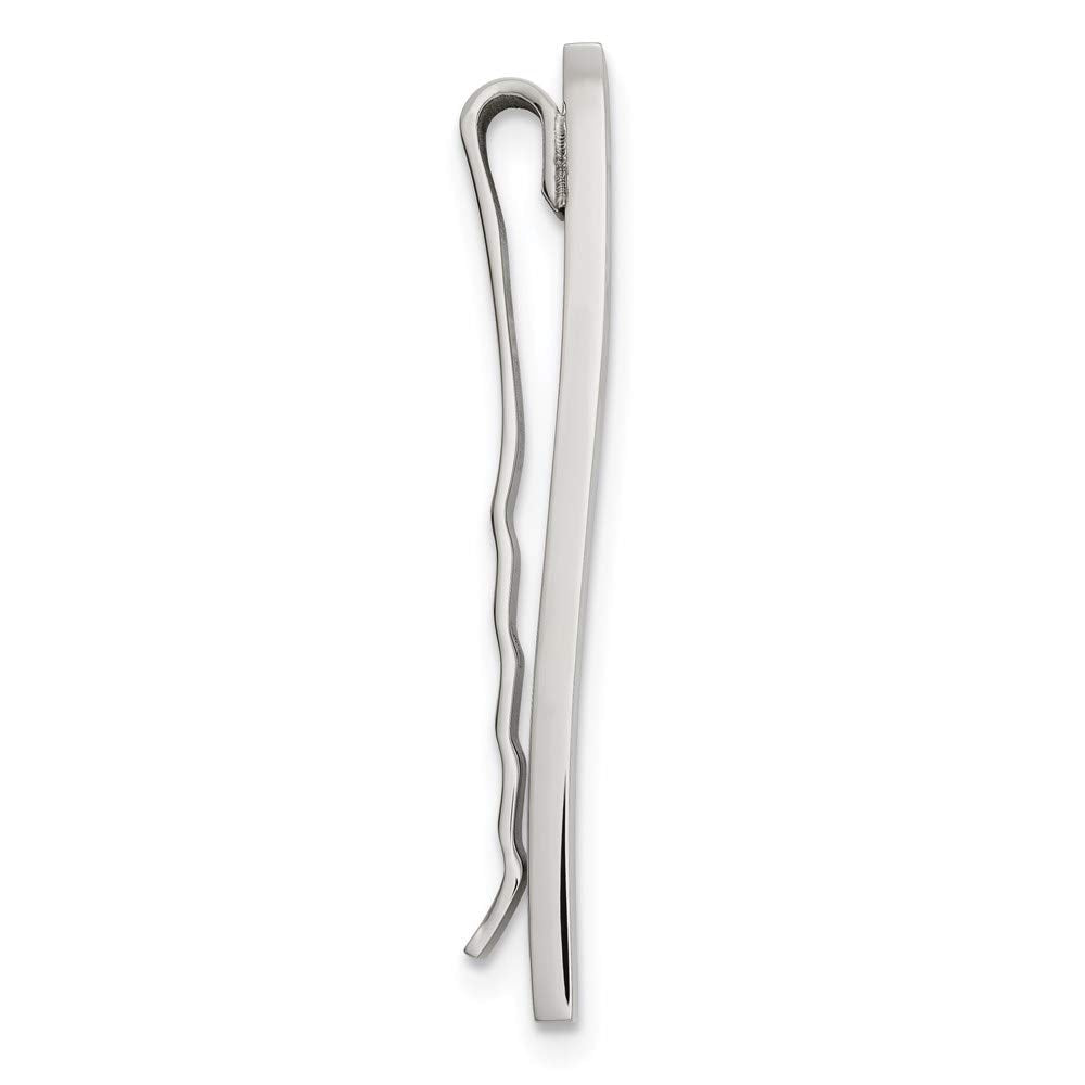 Chisel Stainless Steel Tie Clip