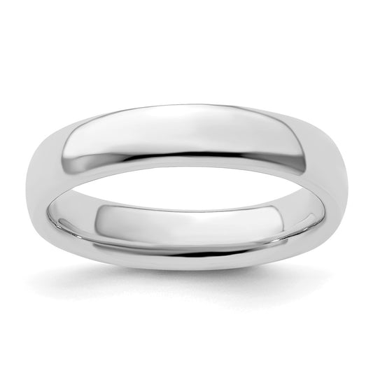 Sterling Silver Stackable Expressions Rhodium Polished Ring Size -10