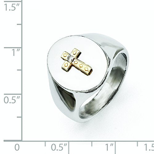 Sterling Silver Vanderbilt University Collegiate Enameled Dangle Bead